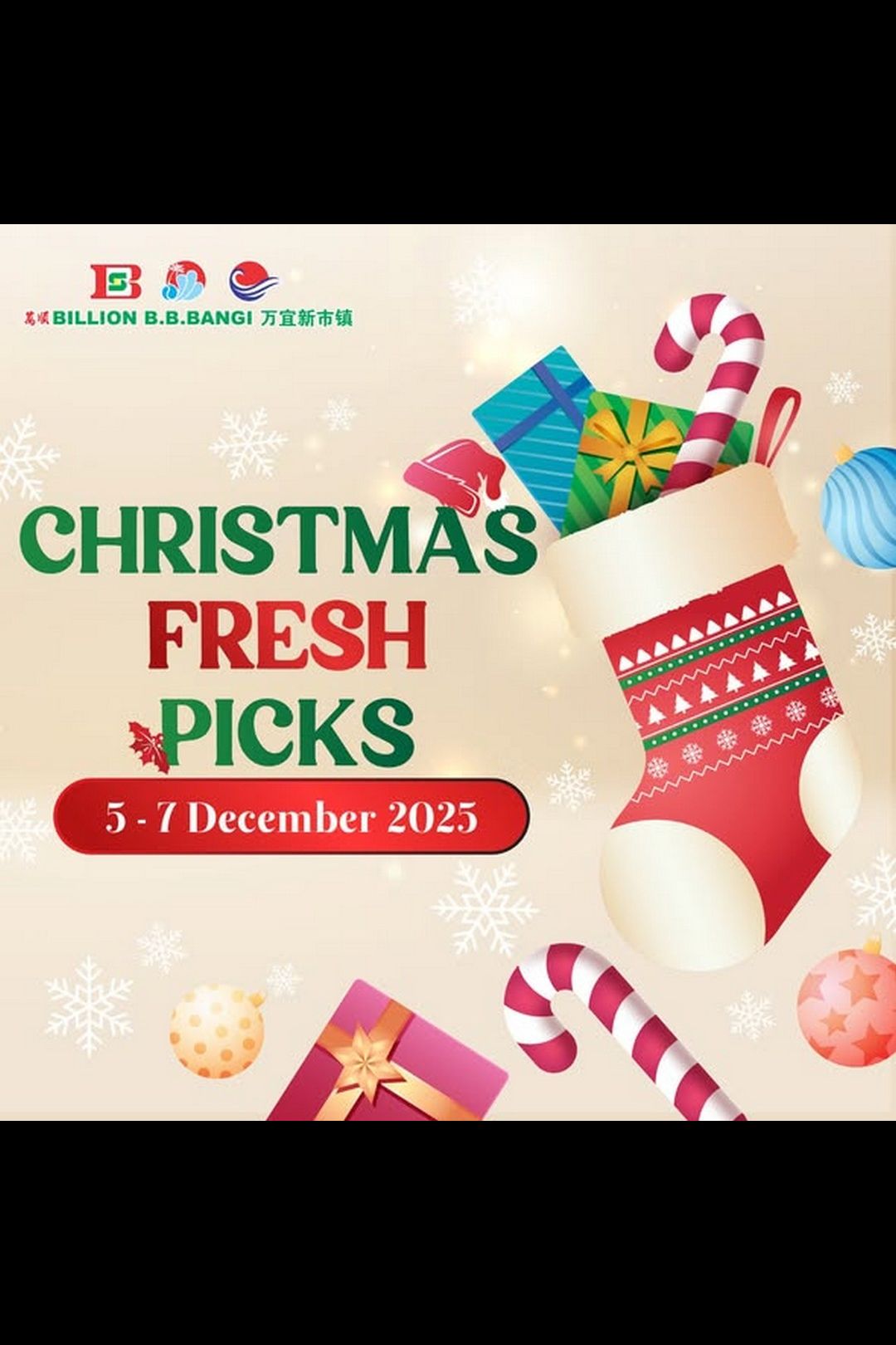 Billion B.B. Bangi Christmas Fresh Deals – 5–7 December 2025! 