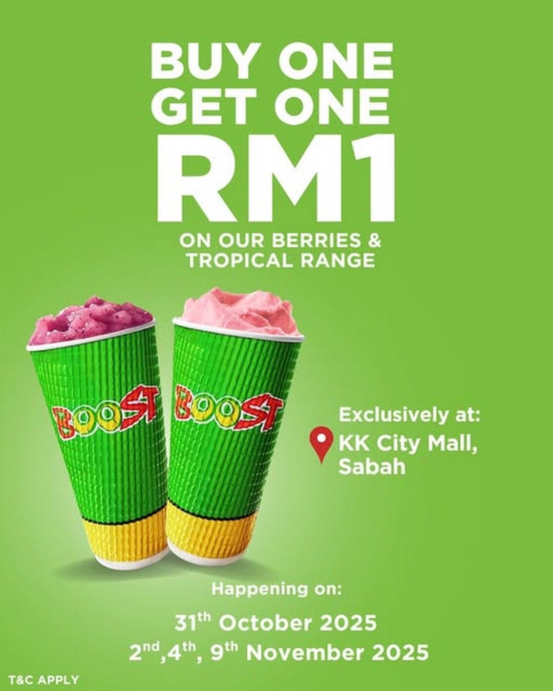Buy 1, Get 1 for RM1 