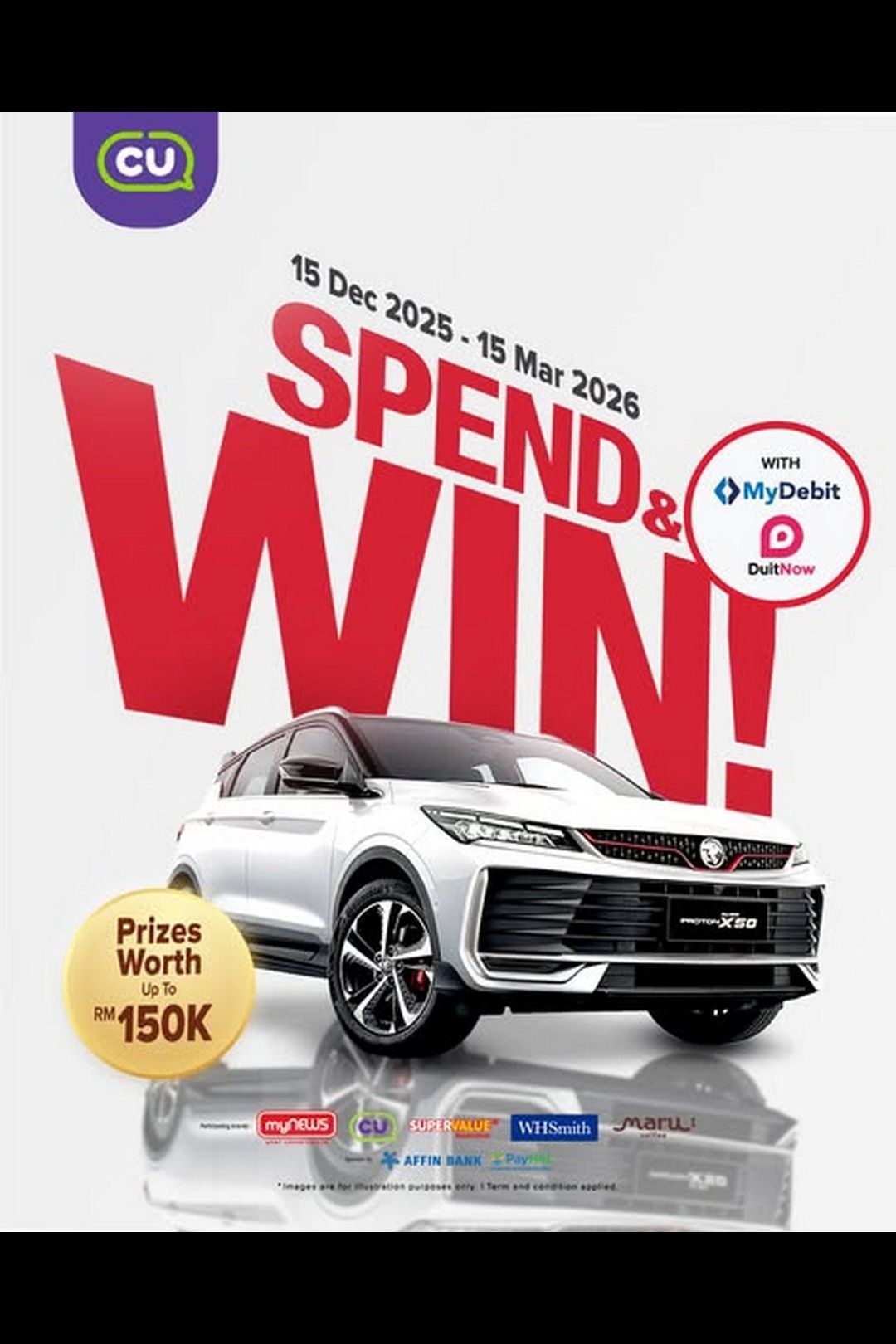 CU Malaysia: Spend Smart, Win Big Promotion – Pay Digitally & Stand a Chance to Win RM150,000!