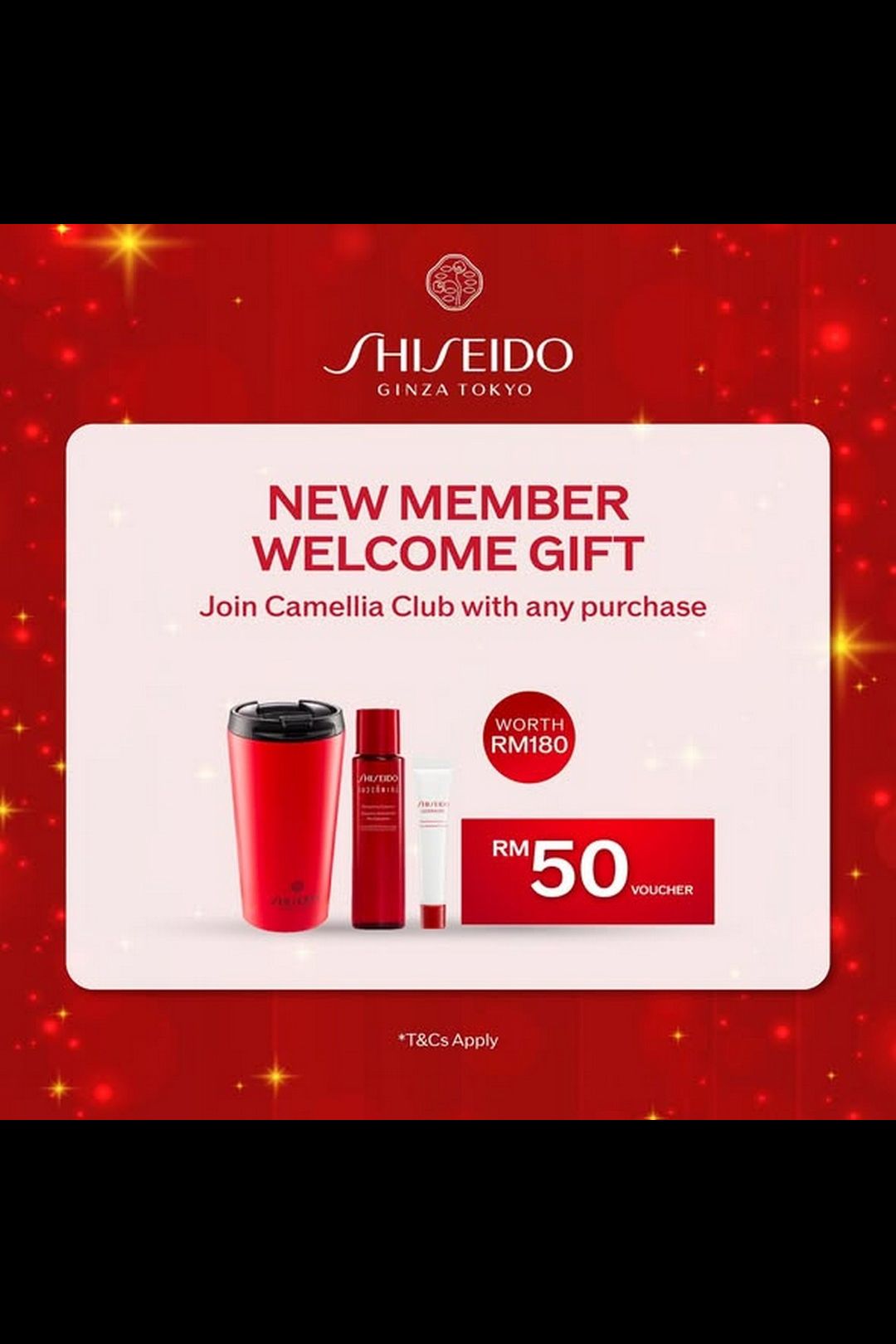 Camellia Club Members’ Day is back ! Welcome Gift Worth RM180 + RM50 Voucher for new members!