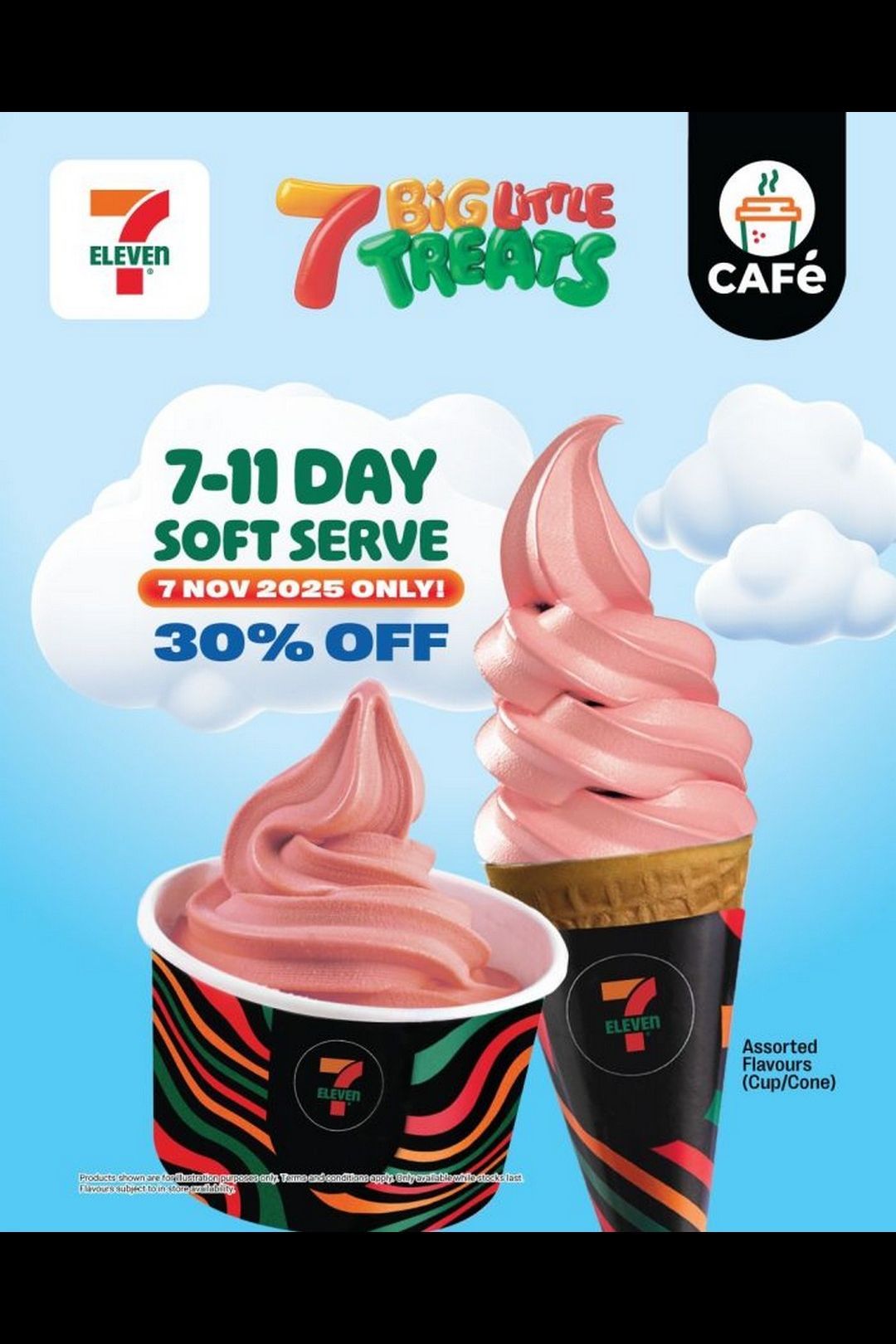 Celebrate 7-Eleven Day with 30% Off Soft Serve at CAFé by 7-Eleven Nationwide!