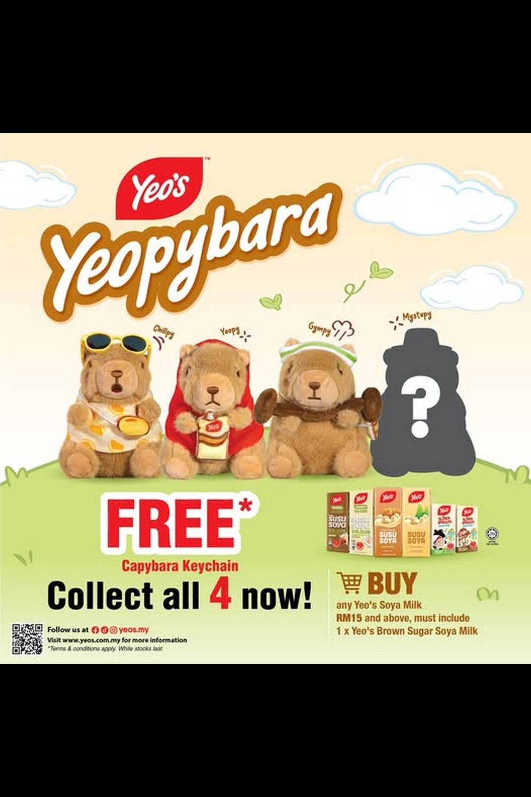 Discover the Yeo’s Yeopybara Blind Box Redemption at Village Grocer — Fun, Collectible, and Full of Surprises !