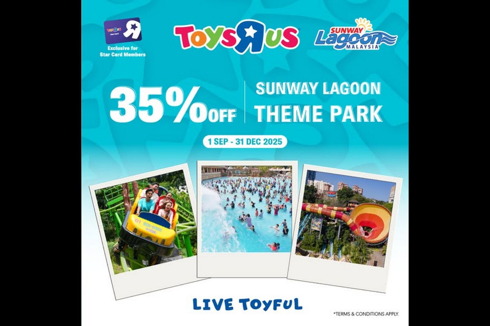 Exclusive Discount up to 35% OFF for Sunway Lagoon & Sunway Lost World of Tambun