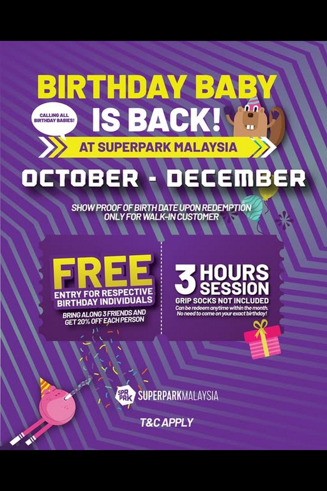 FREE Entry to SuperPark Malaysia