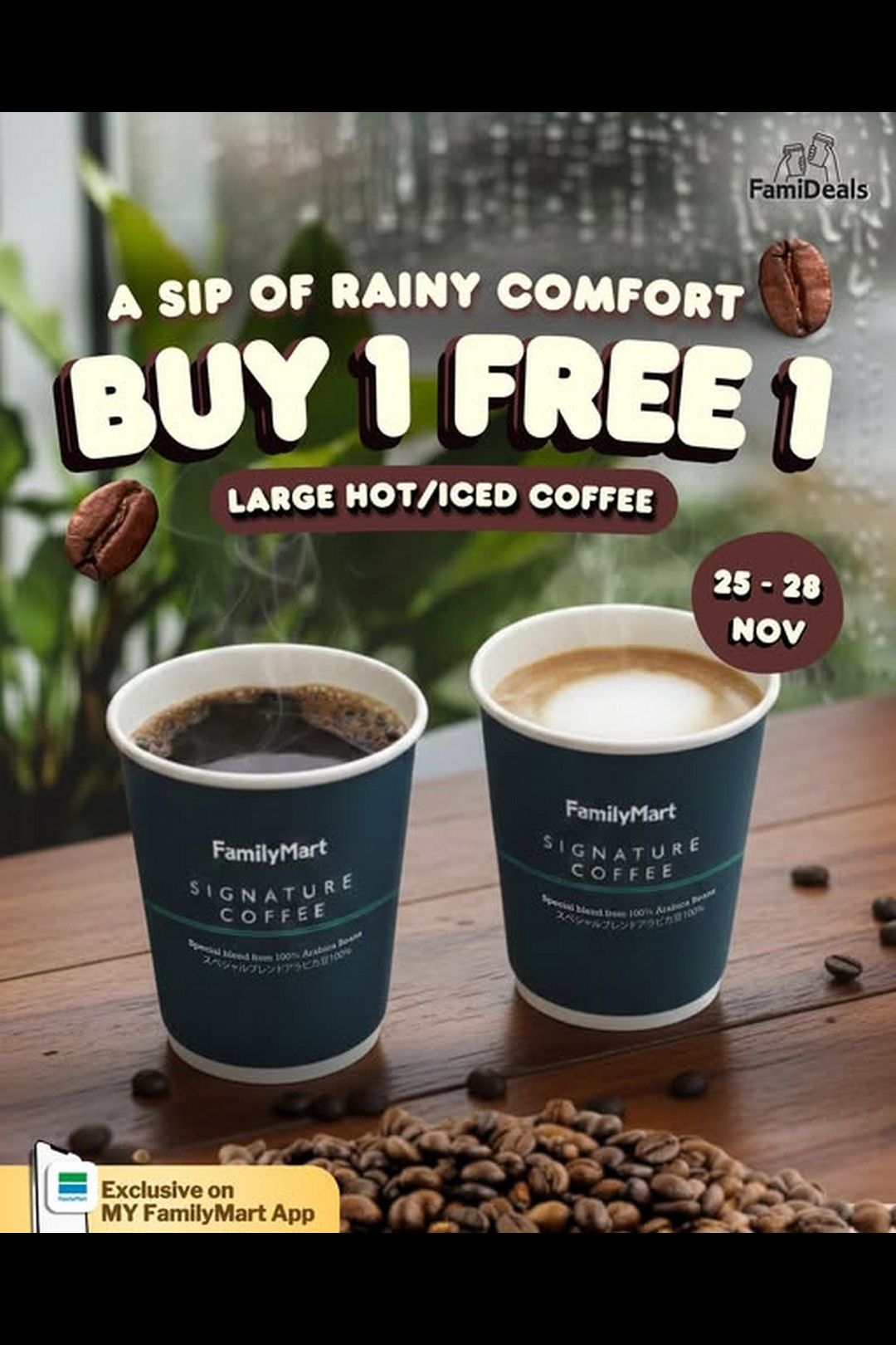 FamilyMart’s Buy 1 FREE 1 Coffee Offer Is Back!