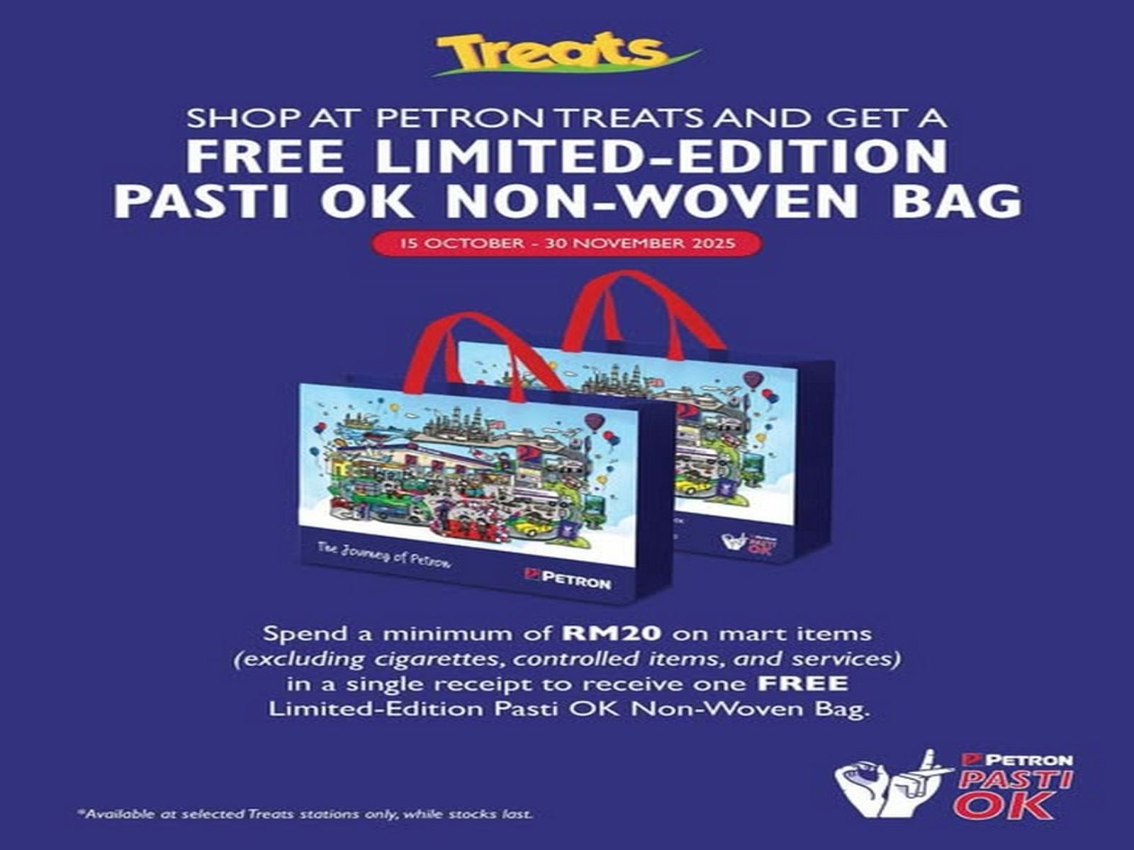 Free "Non-Woven Bag" - JomSinggahPetron