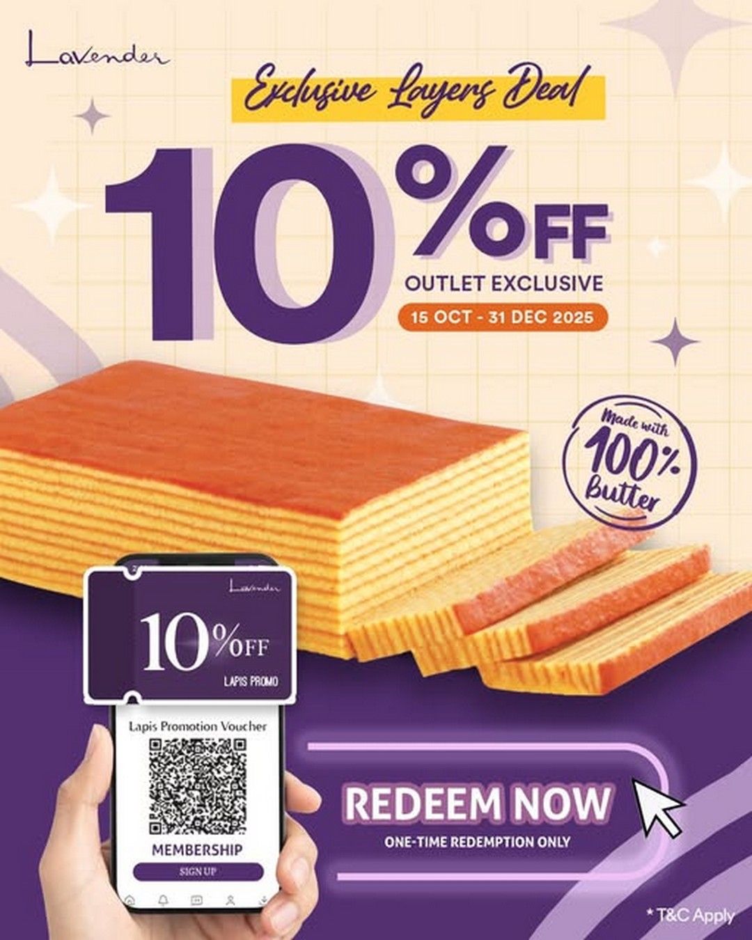 Free 10% off Lavender Lapis