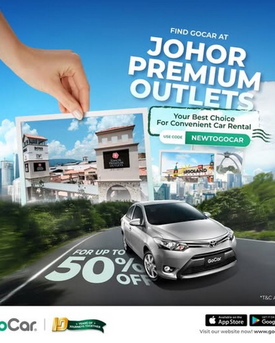 Free Driving at Johor Premium Outlets
