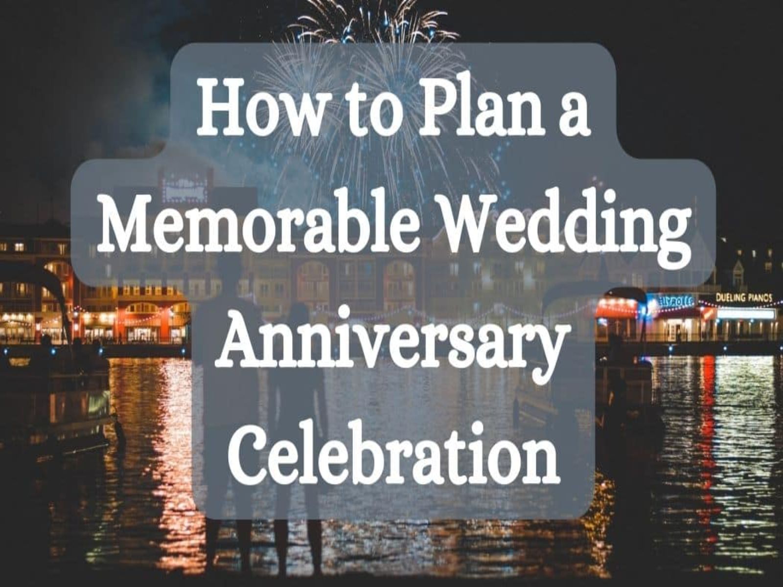 Free Wedding Anniversary Planner