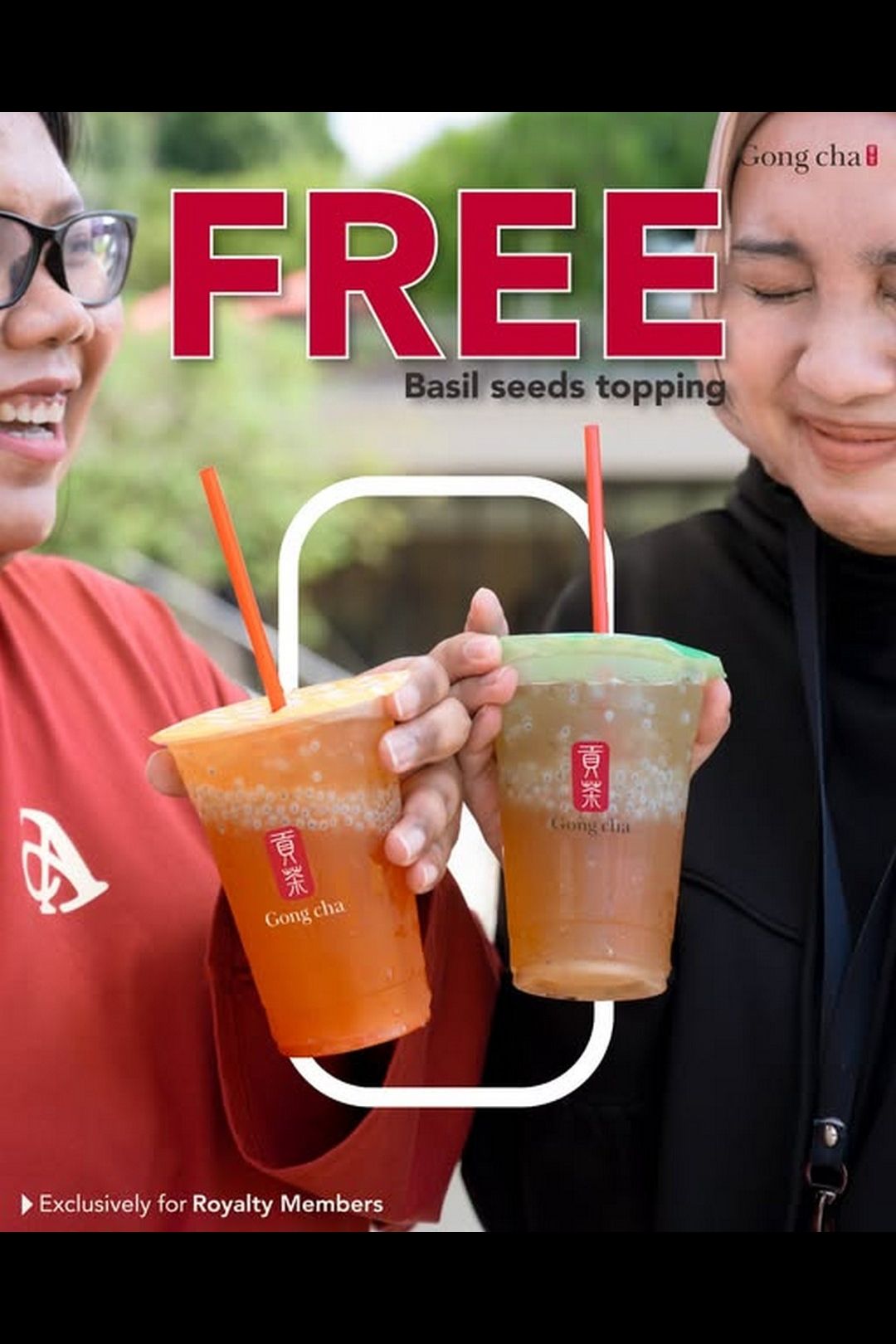 Gong Cha Malaysia Promo: FREE Basil Seeds With Any Drink