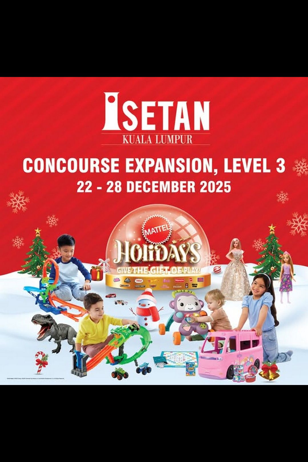 Isetan Kuala Lumpur: Mattel Holiday Celebration & Kids Activities Promotion!