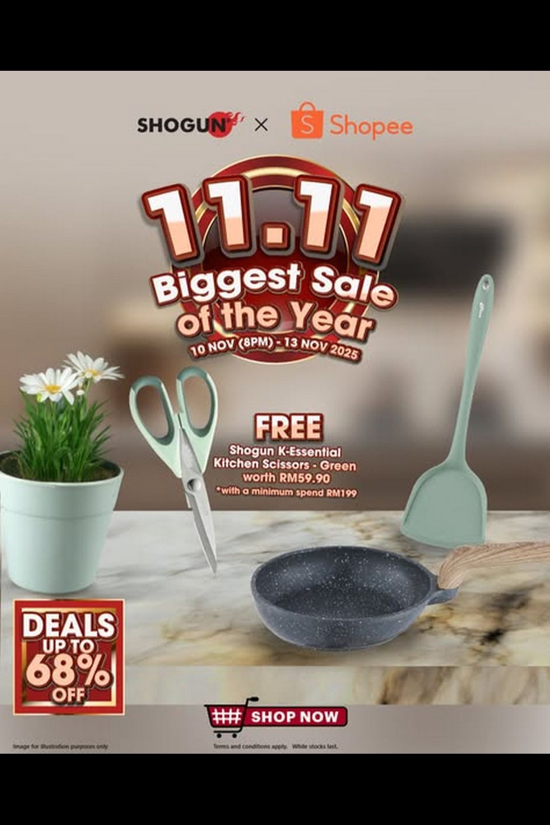 Katrin BJ Malaysia 11.11 Mega Sale: Save Big on LaGourmet, Shogun, Bodum & More !