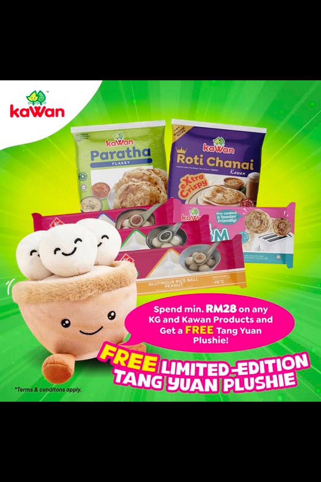 Kawan Food Tang Yuan Plushie Giveaway: Spend & Collect Promotion!