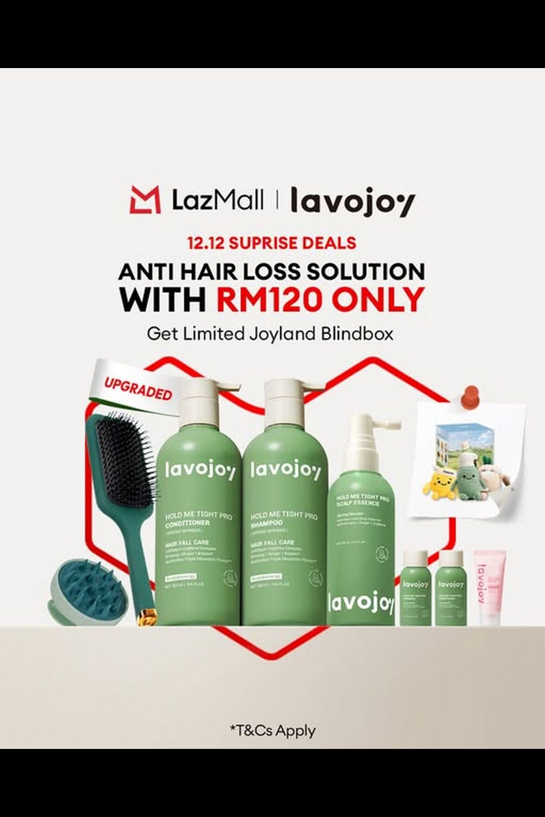 Lavojoy Lazada: 12.12 Surprise Deals: Special Sale with 9-Item Set for RM120!