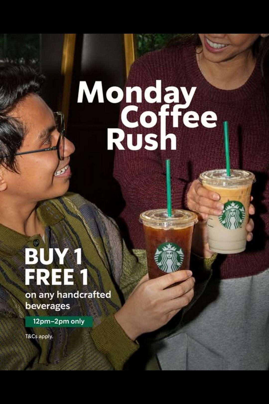 Starbucks Malaysia Monday Coffee Rush Promotion – Enjoy Complimentary Beverages!