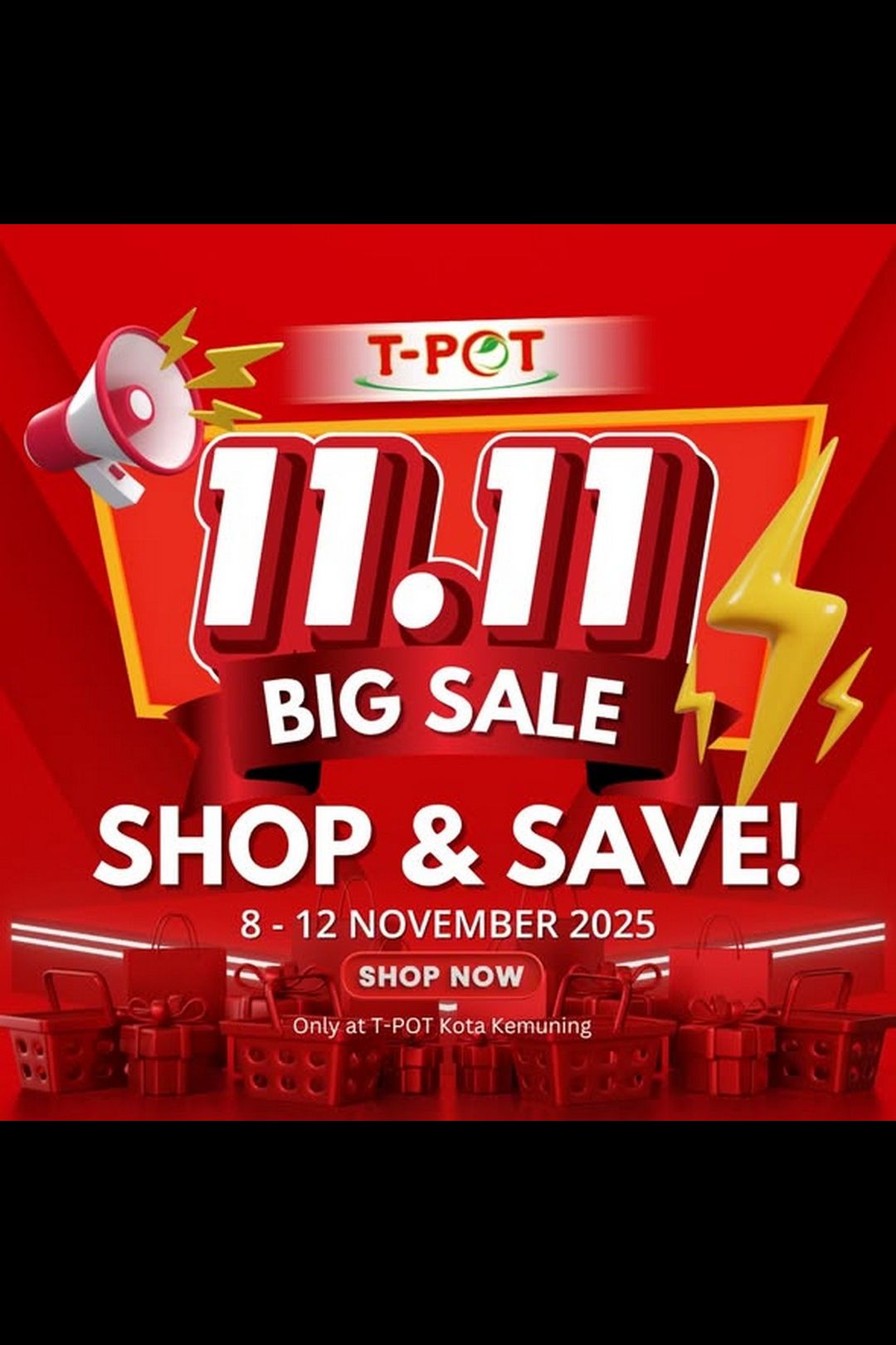 T-Pot Malaysia 11.11 Big Sale: 5 Days of Mega Discounts, Vouchers & Trade-In Rewards! Hurry up!