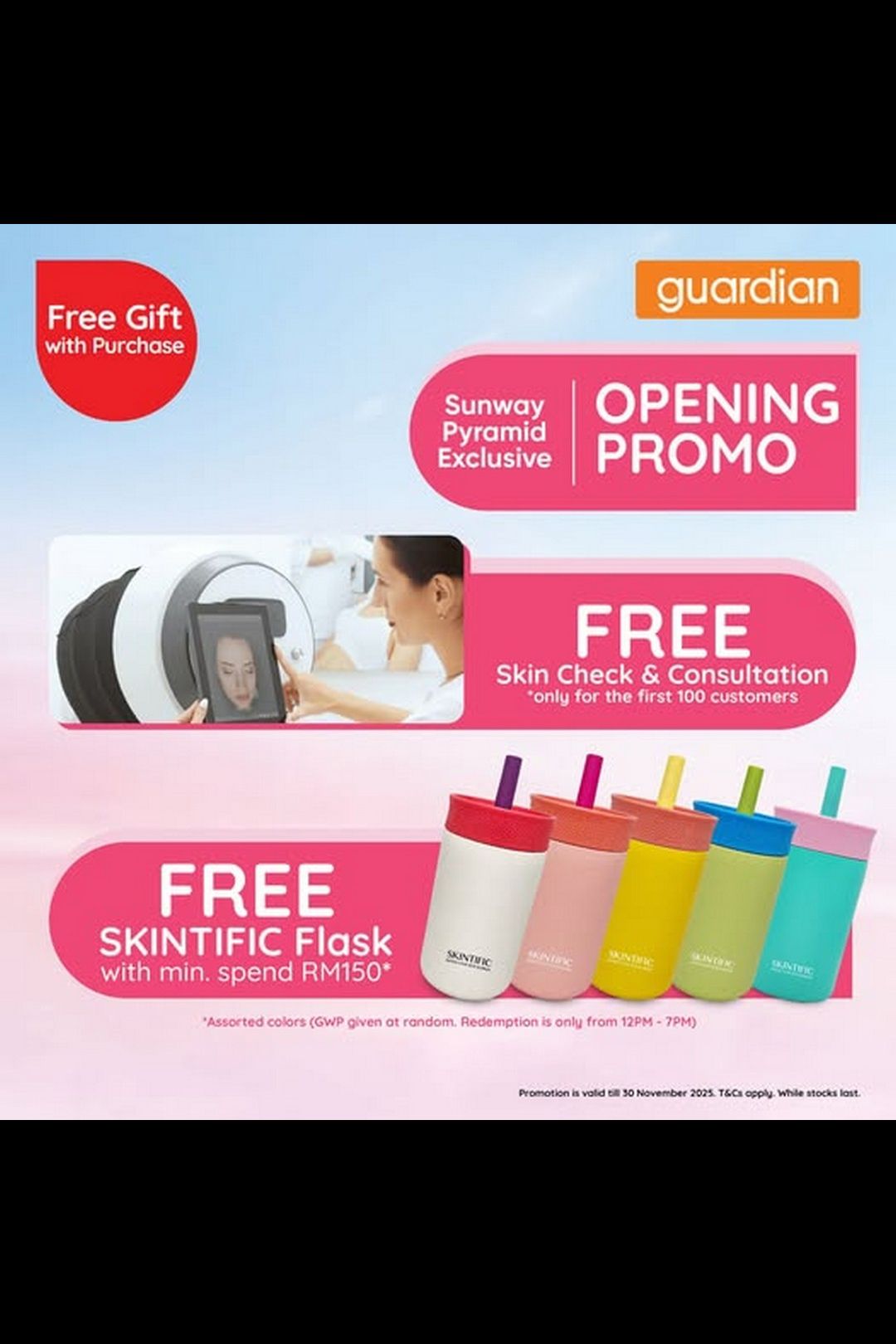 Unlock Your Best Skin: Skintific Counter Opening Promo at Guardian Sunway Pyramid!