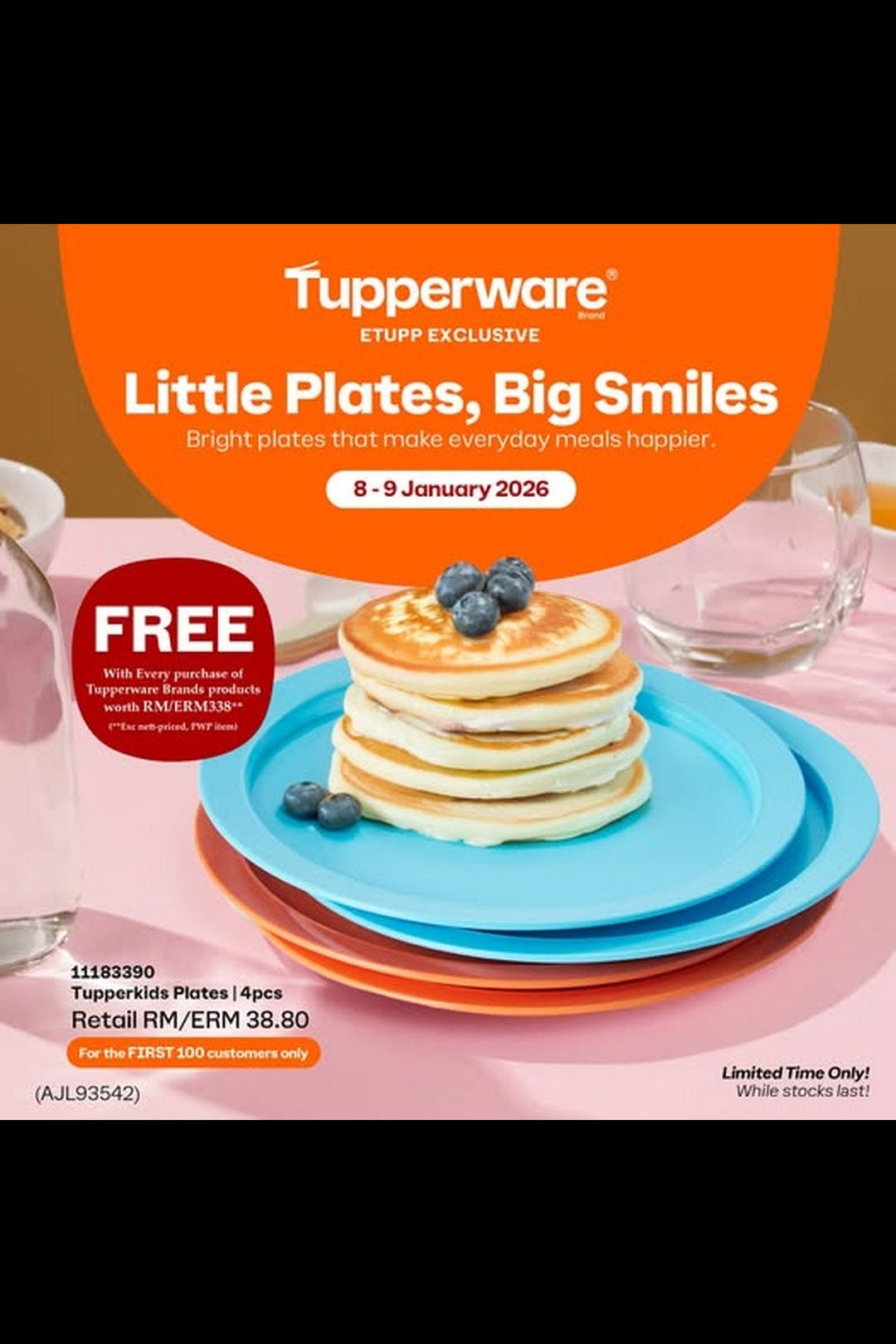  Tupperware Malaysia: Tupperkids Plates Free Gift Promotion for Family Mealtimes!